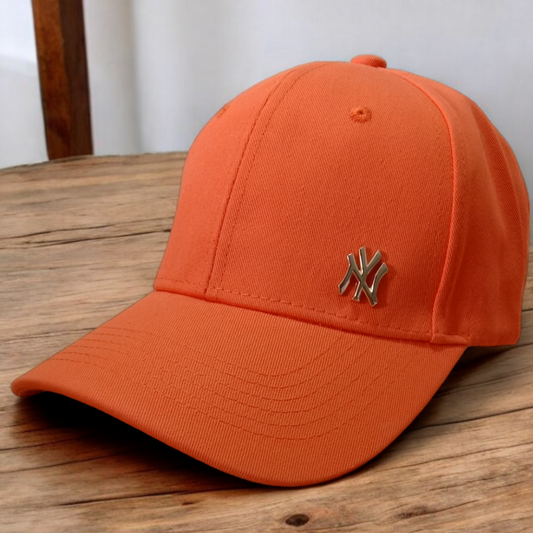 NewYork orange cap - unisex trendy fashion cap