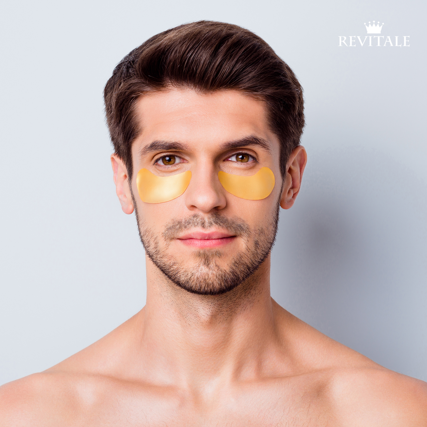 Revitale 24k Gold Under EYE Patches Collagen Gel Mask, Nourishes, Firms & Hydrates, Puffy Eyes & Dark Circles, Hyaluronic Acid (30 Pack)
